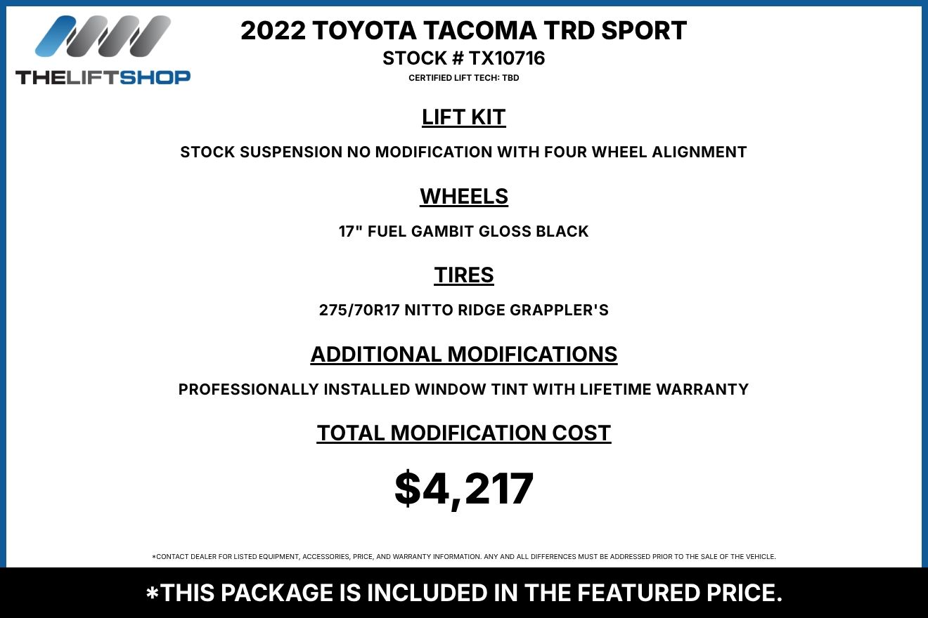 2022 Toyota Tacoma TRD Sport Double Cab Image 3