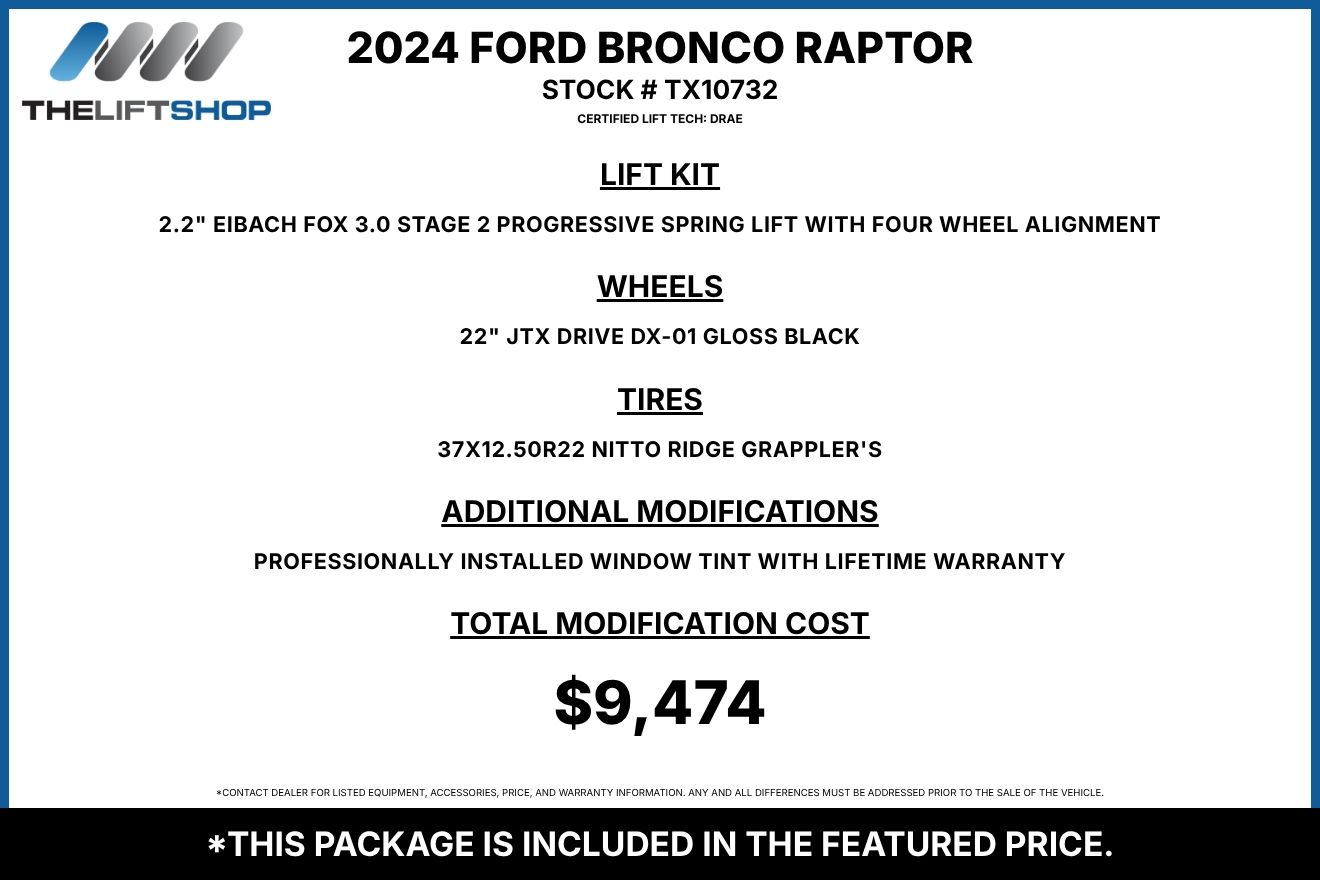 2024 Ford Bronco Raptor Image 2
