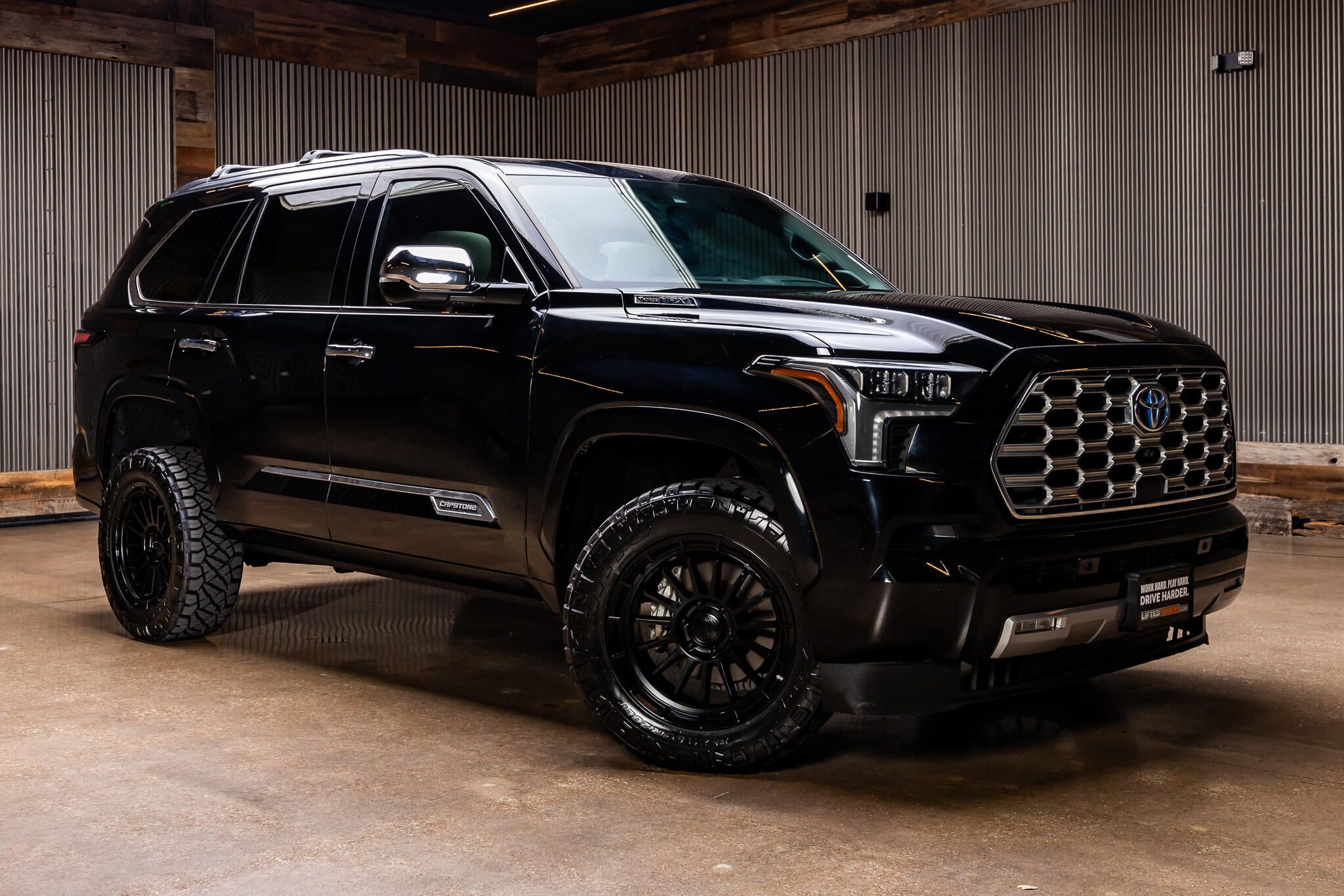 Midnight Black Metallic 2023 Toyota Sequoia SUV / Crossover Four-Wheel Drive Automatic