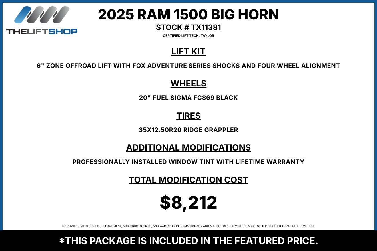2025 Ram 1500 Big Horn Crew Cab Image 3