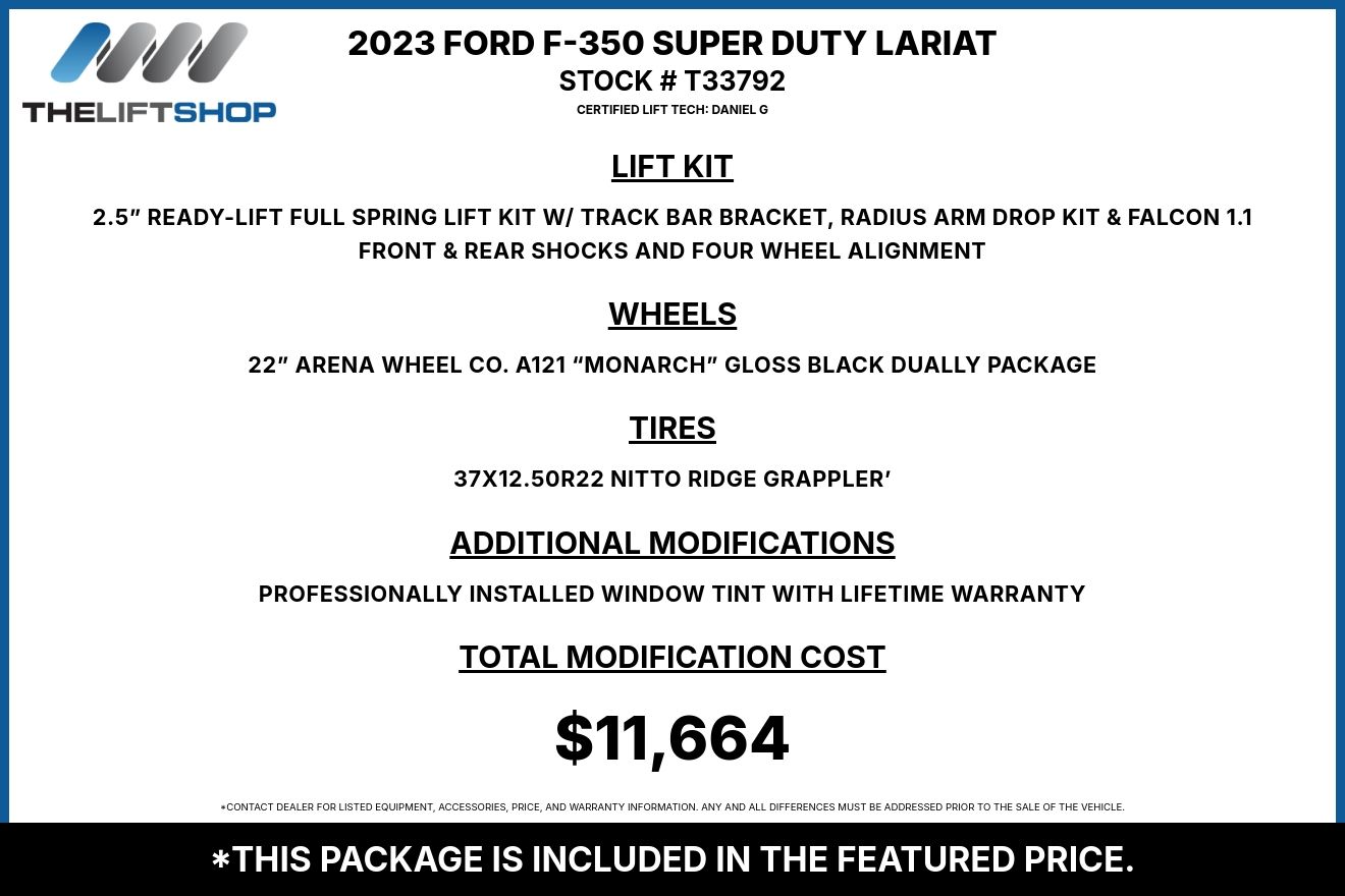 2023 Ford F-350 Super Duty Lariat Crew Cab Image 3