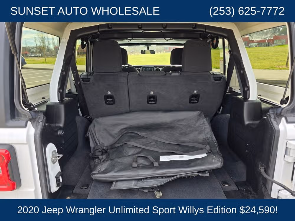 2020 Jeep Wrangler Unlimited Willys Image 25