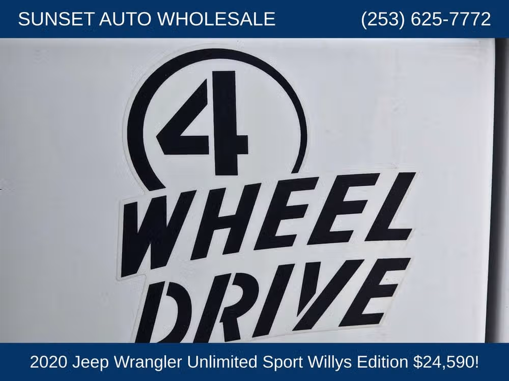 2020 Jeep Wrangler Unlimited Willys Image 26
