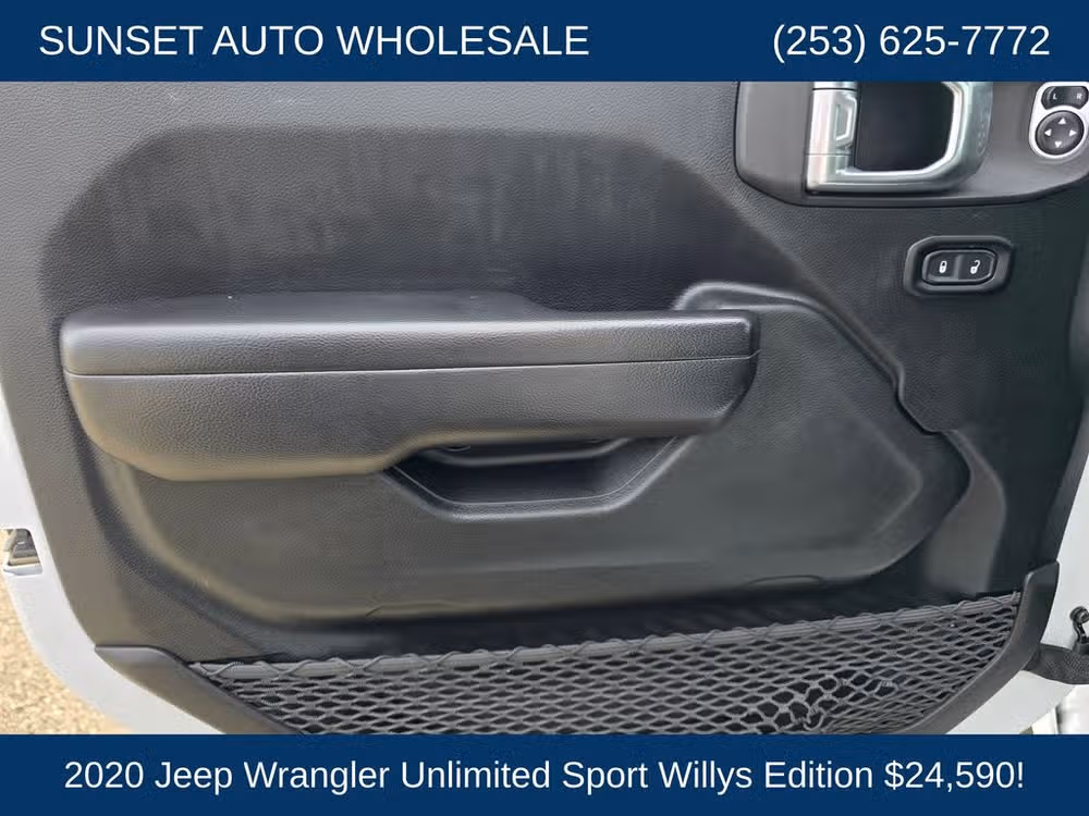 2020 Jeep Wrangler Unlimited Willys Image 31