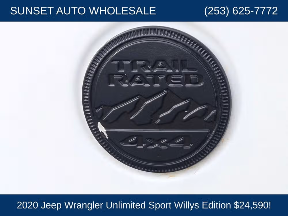 2020 Jeep Wrangler Unlimited Willys Image 29