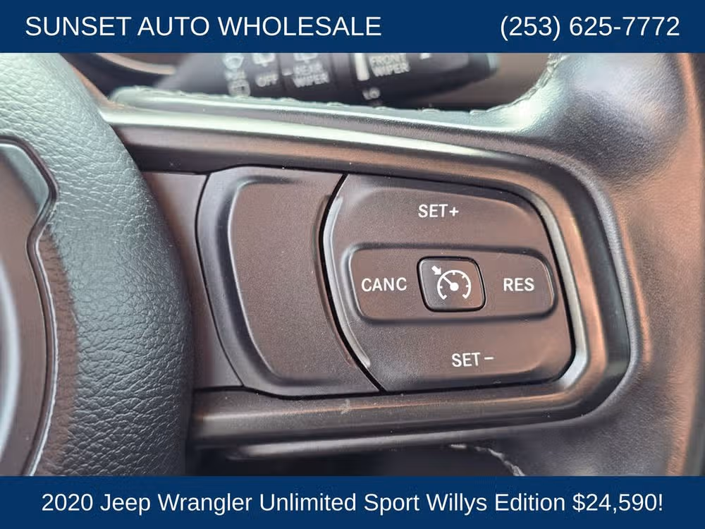 2020 Jeep Wrangler Unlimited Willys Image 34
