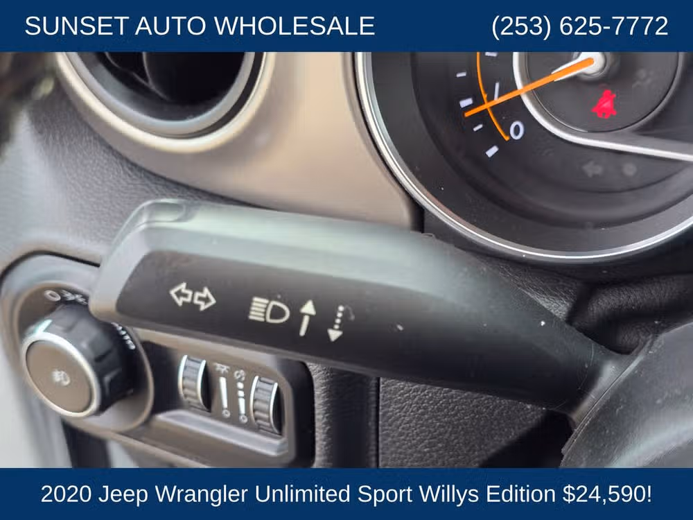 2020 Jeep Wrangler Unlimited Willys Image 36