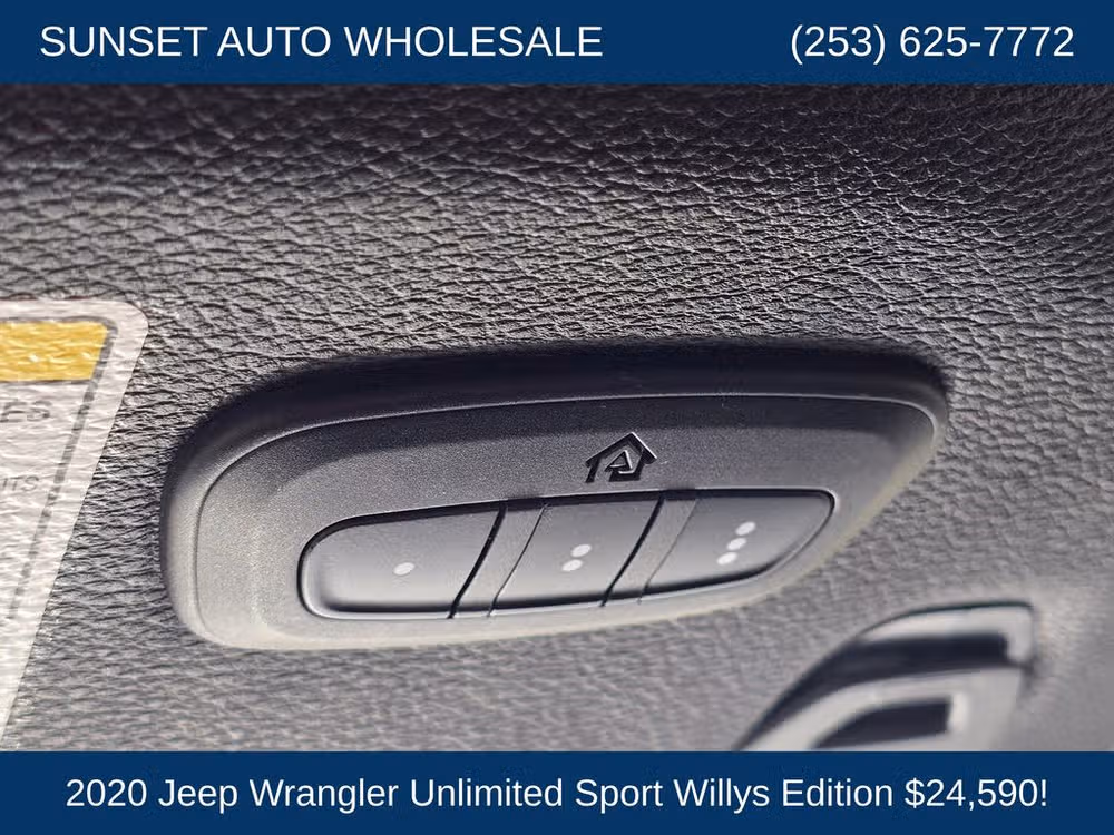 2020 Jeep Wrangler Unlimited Willys Image 40