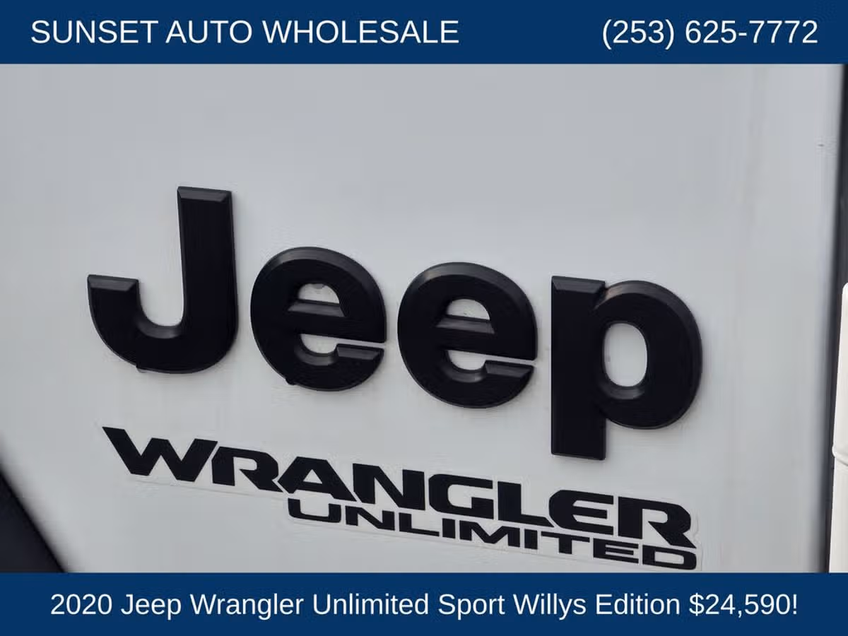 2020 Jeep Wrangler Unlimited Willys Image 28