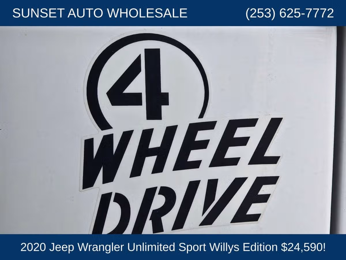 2020 Jeep Wrangler Unlimited Willys Image 26