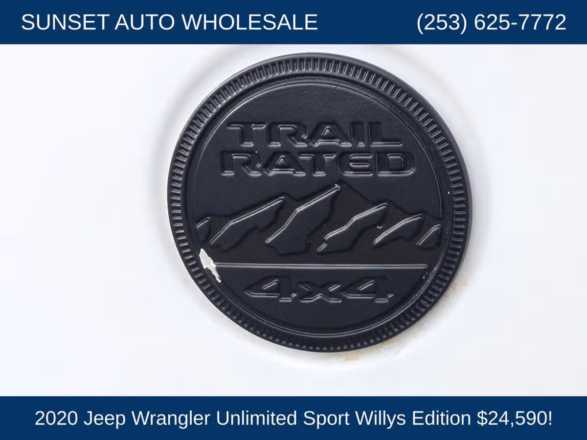 2020 Jeep Wrangler Unlimited Willys Image 29