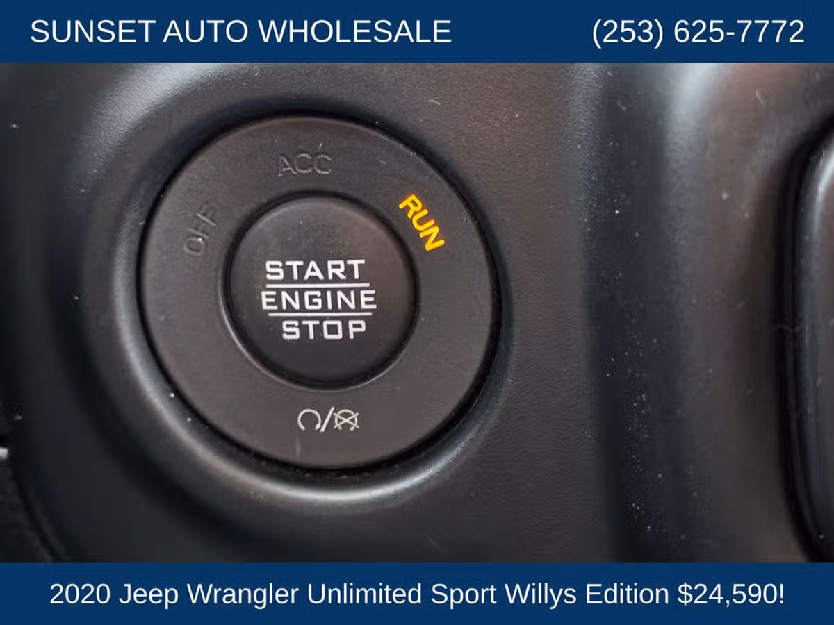 2020 Jeep Wrangler Unlimited Willys Image 38
