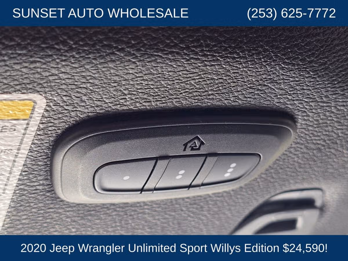 2020 Jeep Wrangler Unlimited Willys Image 40