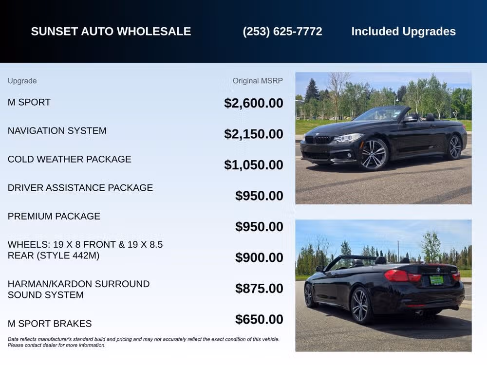 2015 BMW 4 Series 435i Image 23