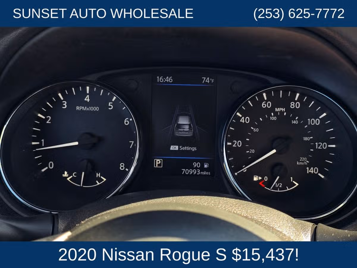 2020 Nissan Rogue S Crossover Image 30