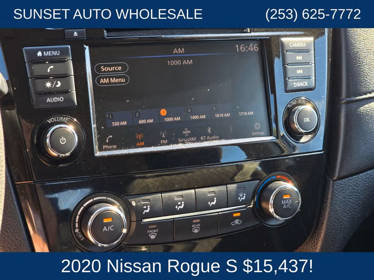 2020 Nissan Rogue S Crossover Image 34