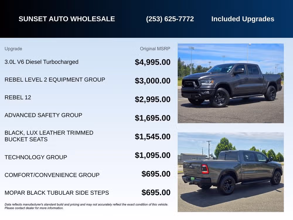 2021 Ram 1500 Rebel Crew Cab Image 23