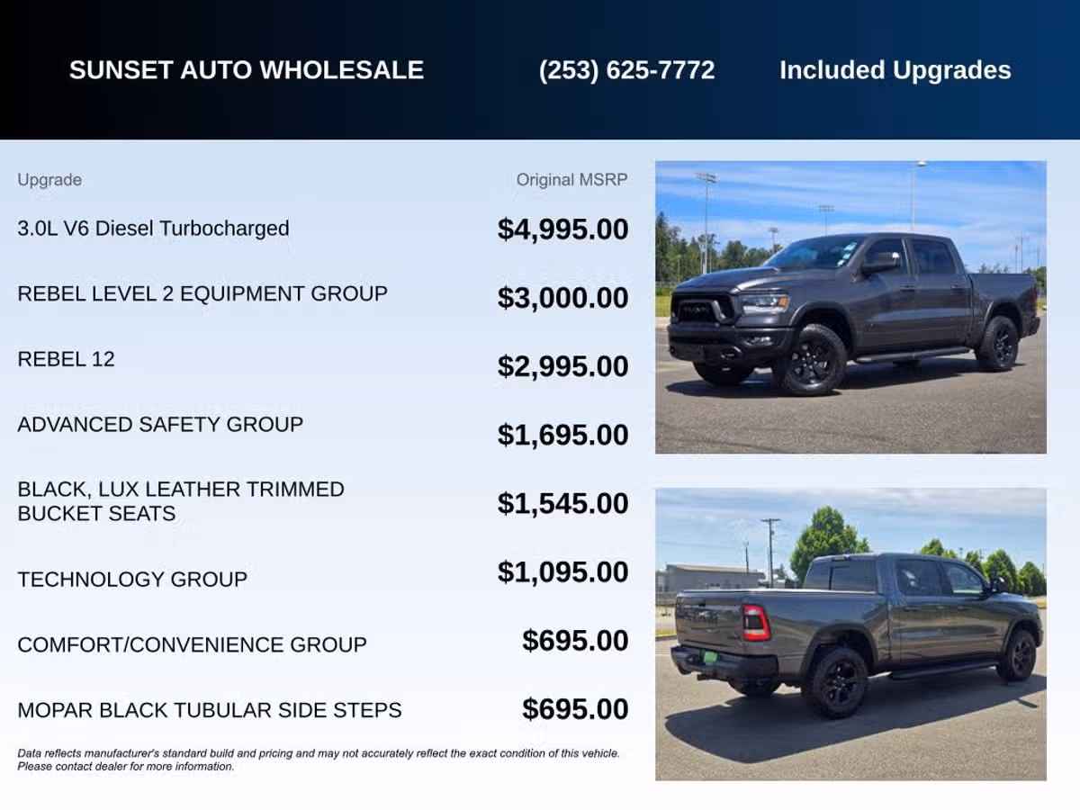 2021 Ram 1500 Rebel Crew Cab Image 23