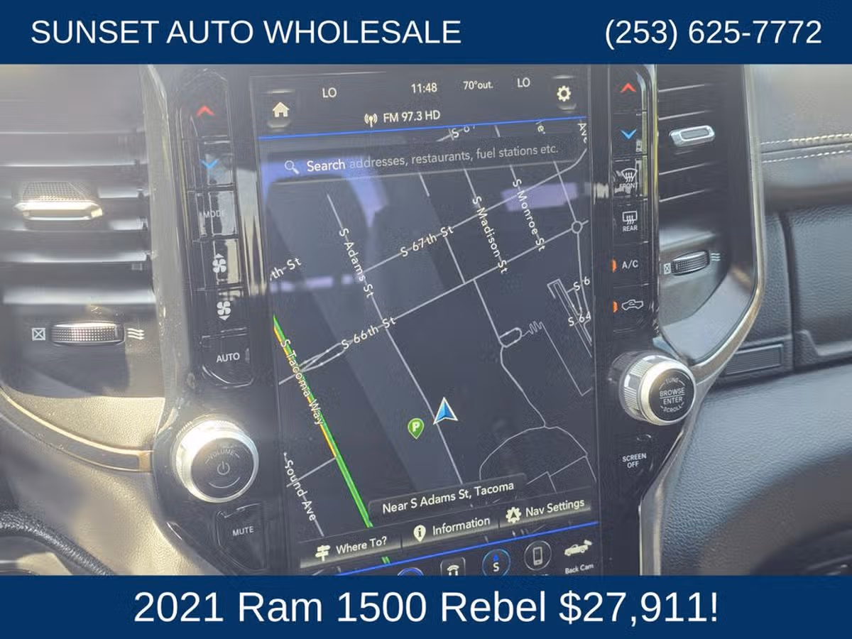 2021 Ram 1500 Rebel Crew Cab Image 36