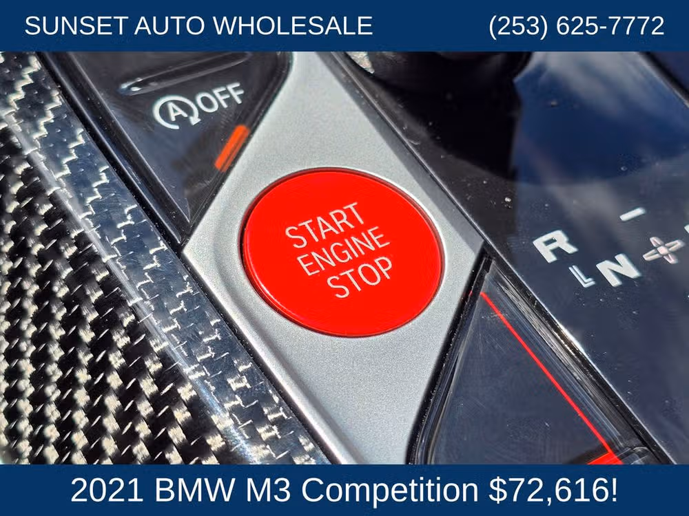2021 BMW M3 Competition Image 37