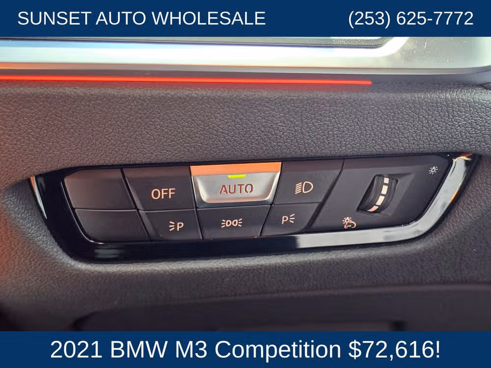 2021 BMW M3 Competition Image 33