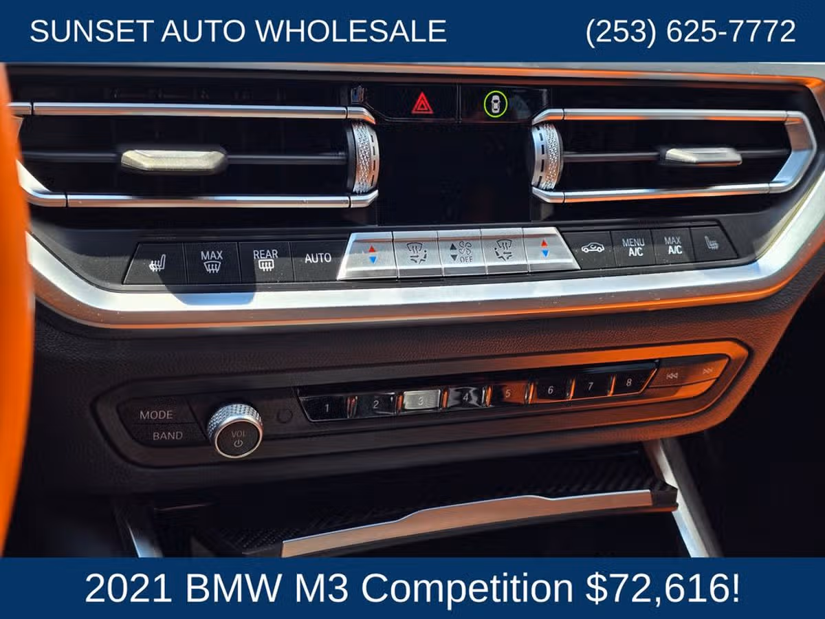 2021 BMW M3 Competition Image 40