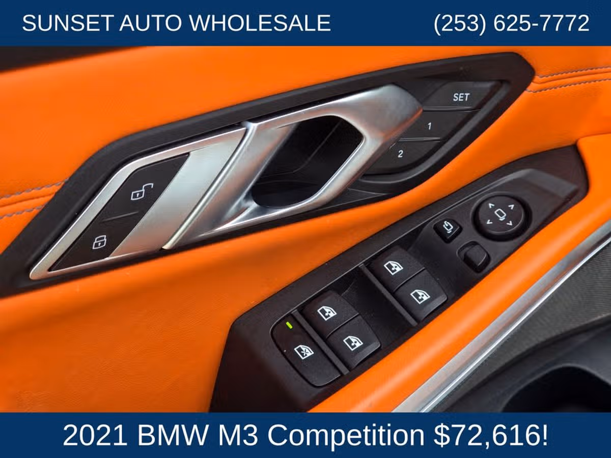 2021 BMW M3 Competition Image 30