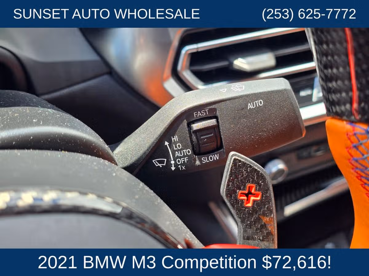 2021 BMW M3 Competition Image 36