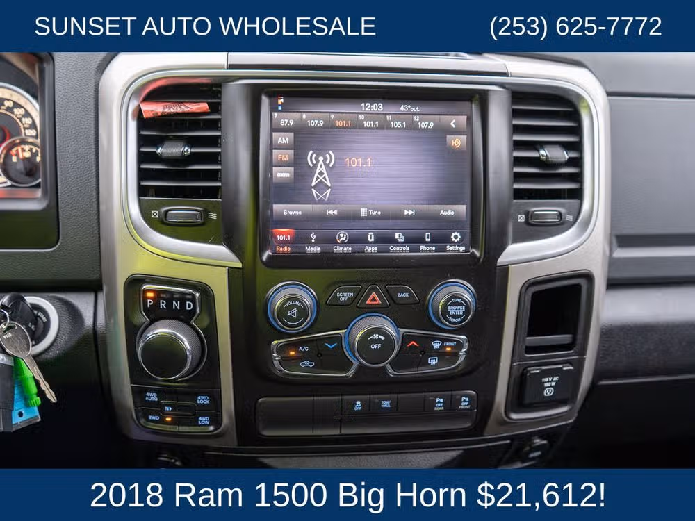 2018 Ram 1500 Big Horn Crew Cab Image 39