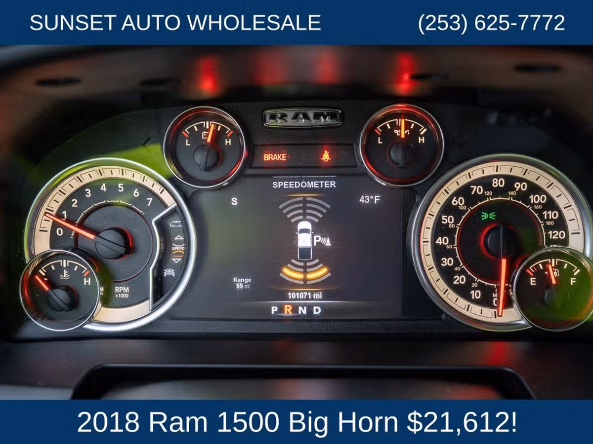 2018 Ram 1500 Big Horn Crew Cab Image 44