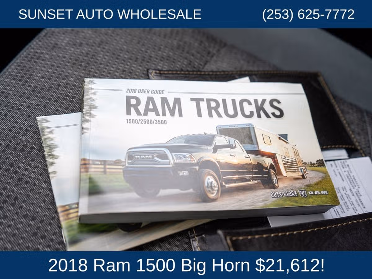 2018 Ram 1500 Big Horn Crew Cab Image 54