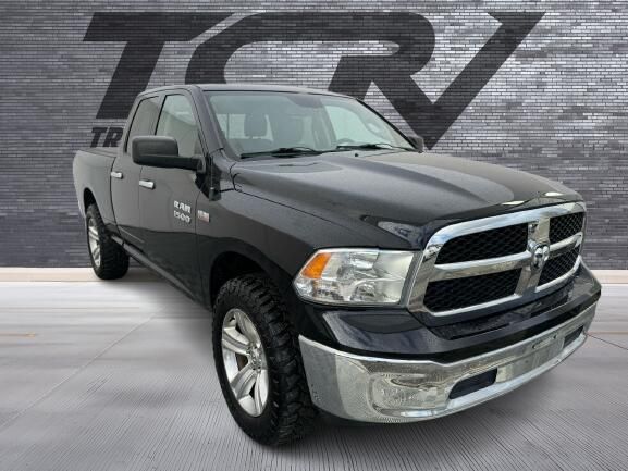 Black Gold Pearl Coat 2014 RAM 1500 Big Horn Quad Cab 4WD Pickup Truck Four-Wheel Drive Automatic