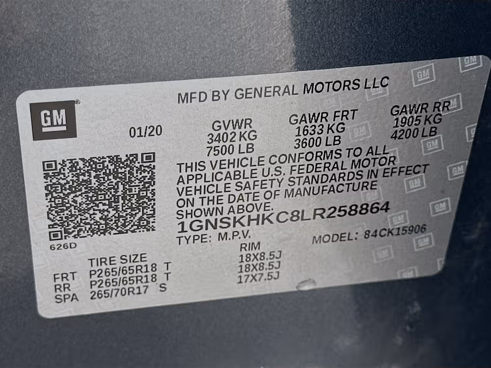 2020 Chevrolet Suburban LT Image 35