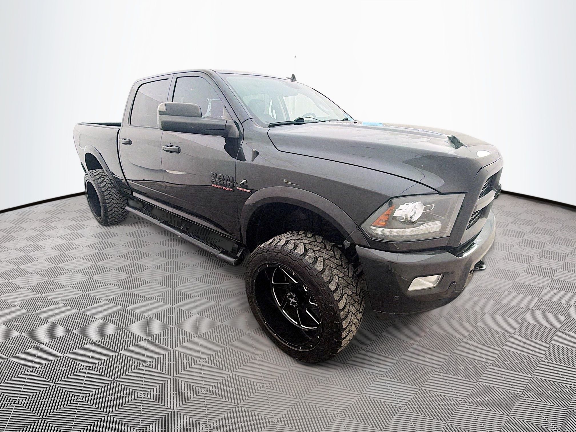 Brilliant Black Crystal Pearl Coat 2016 RAM 2500 Pickup Truck Four-Wheel Drive Automatic