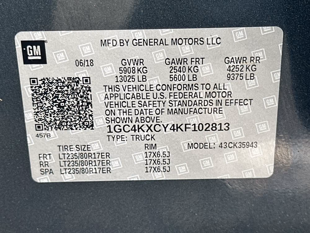 2019 Chevrolet Silverado 3500HD LTZ Crew Cab Image 30