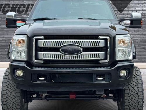 2014 Ford F-350 Super Duty Platinum Crew Cab 4x4 6.7 Diesel Lifted Lower Image 2