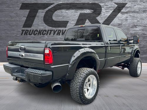 2014 Ford F-350 Super Duty Platinum Crew Cab 4x4 6.7 Diesel Lifted Lower Image 1