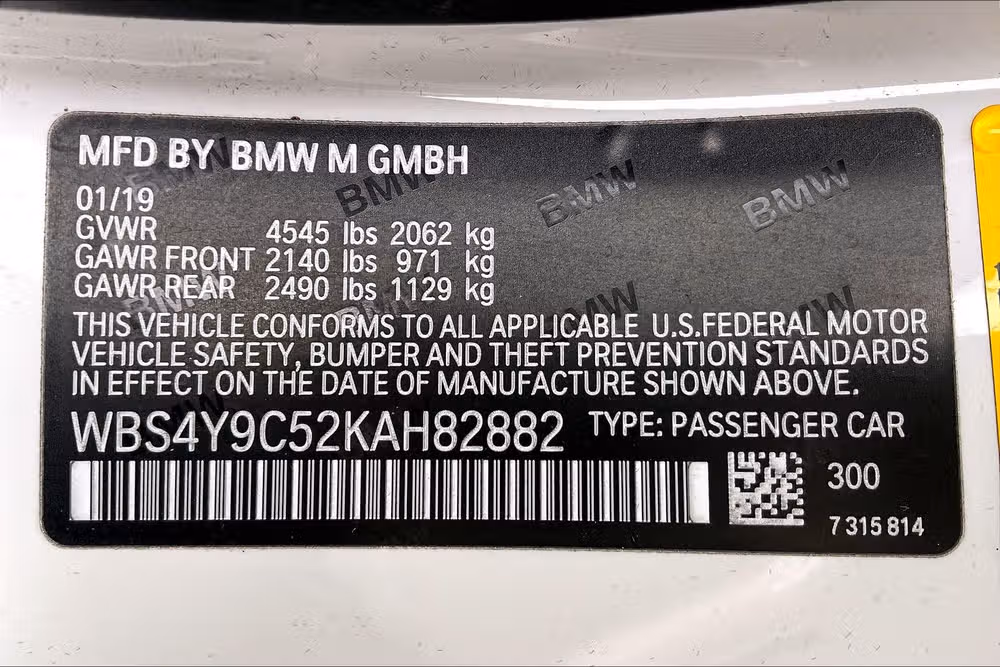 2019 BMW M4 Competition Image 32