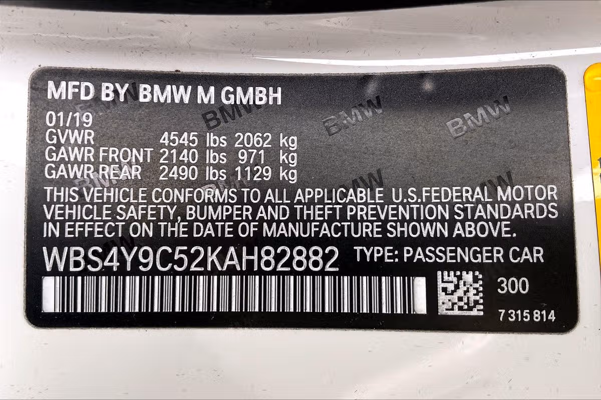 2019 BMW M4 Competition Image 32