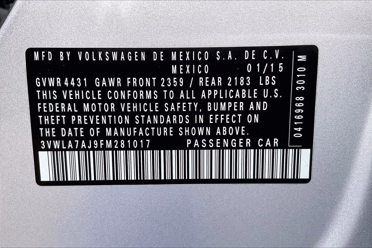 2015 Volkswagen Jetta TDI S Image 31