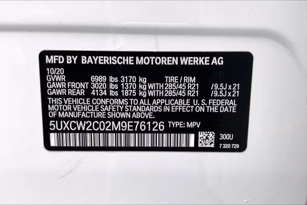 2021 BMW X7 xDrive40i Image 33