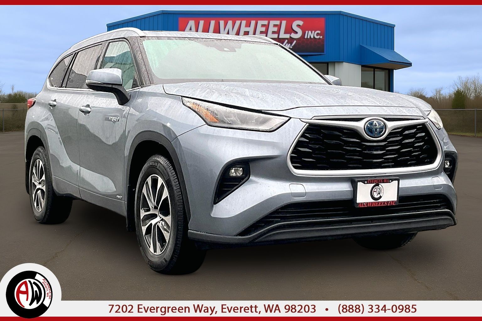 Moondust 2020 Toyota Highlander Hybrid XLE AWD SUV / Crossover All-Wheel Drive Automatic