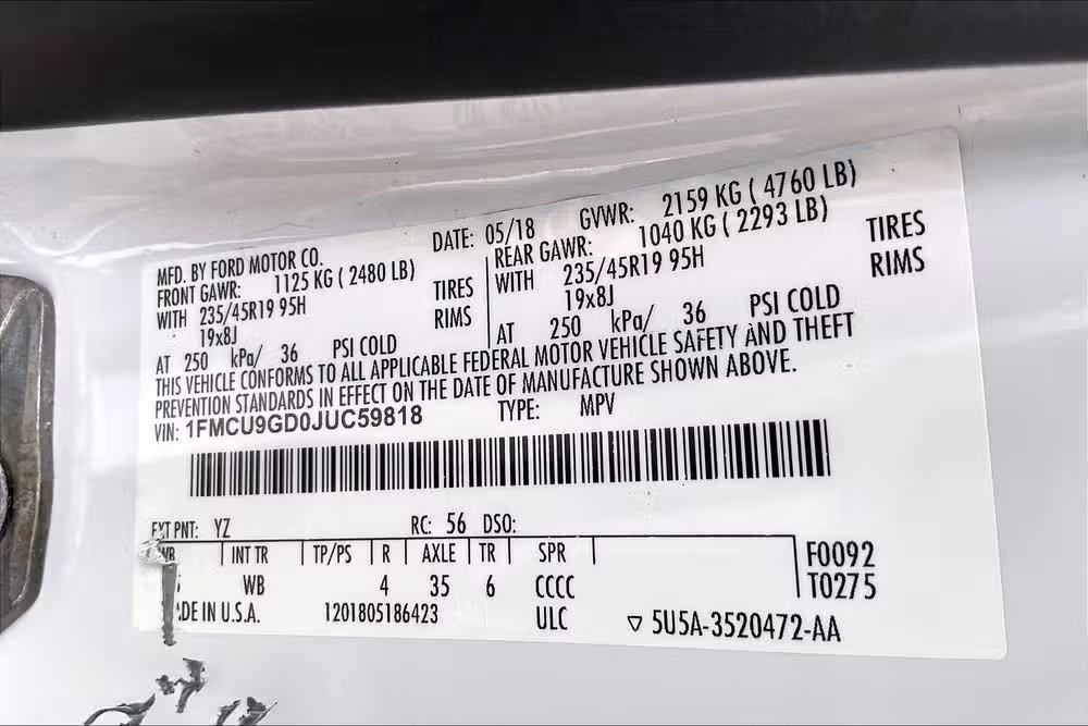 2018 Ford Escape SE Image 32