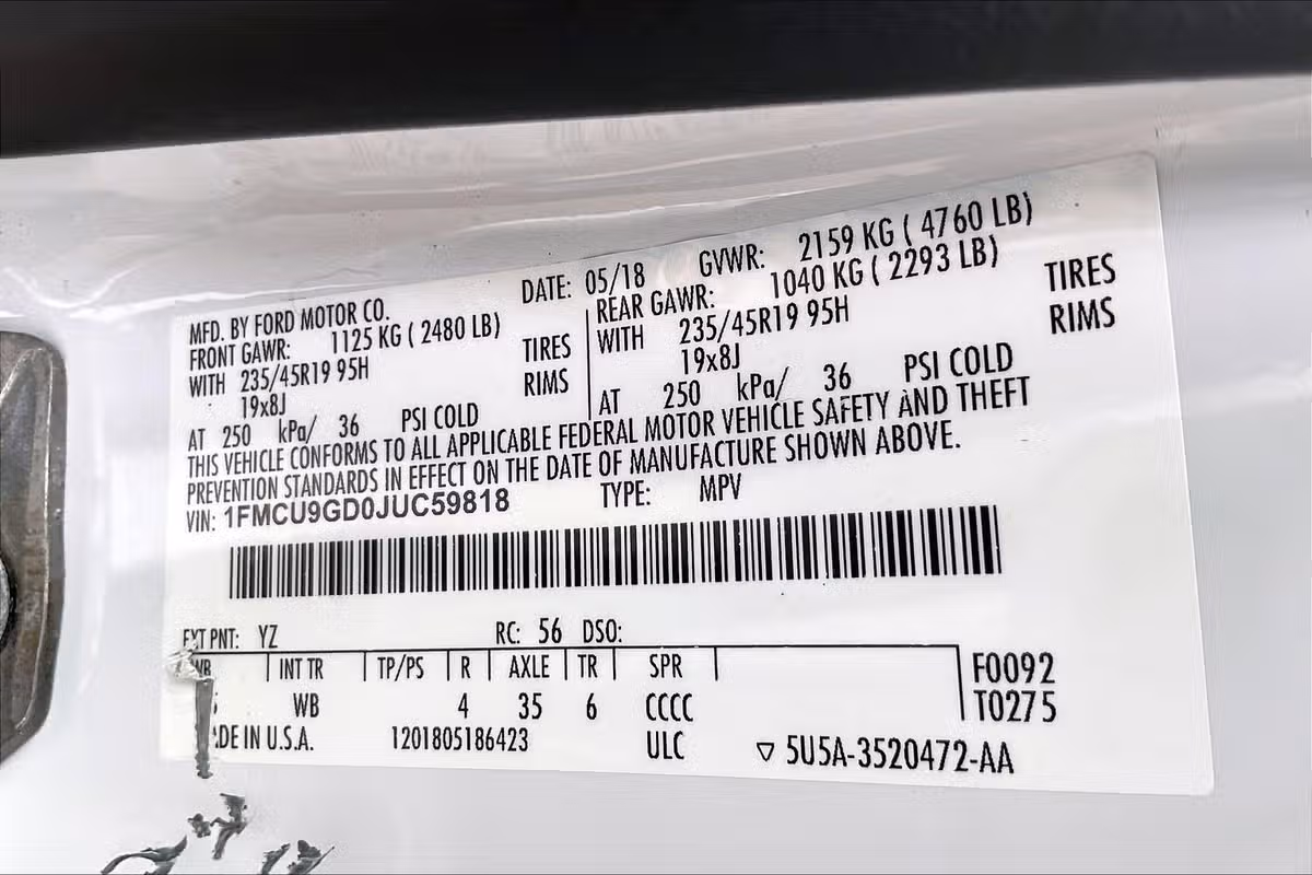 2018 Ford Escape SE Image 32