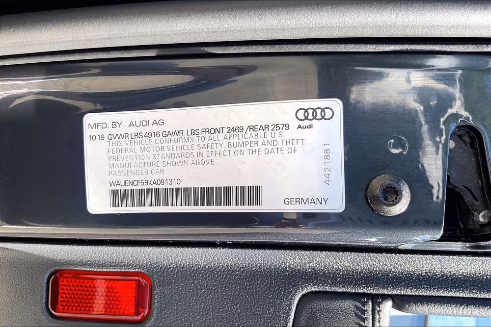 2019 Audi A5 Sportback quattro Premium Plus 45 TFSI Image 33