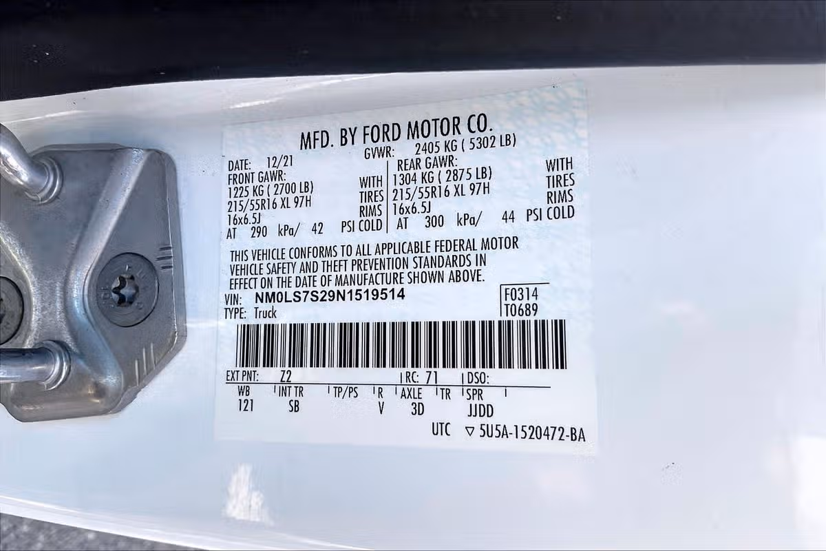 2022 Ford Transit Connect XL Cargo Image 29