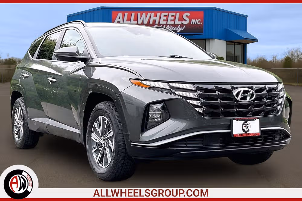 2022 Hyundai TUCSON Hybrid Blue Image 1