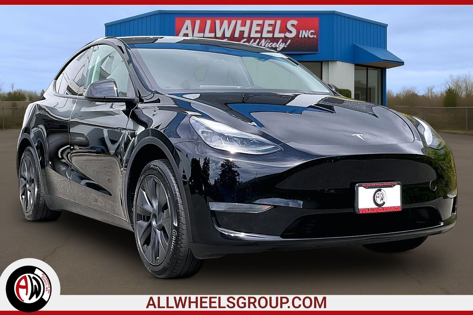 Black 2024 Tesla Model Y SUV / Crossover Rear-Wheel Drive Automatic