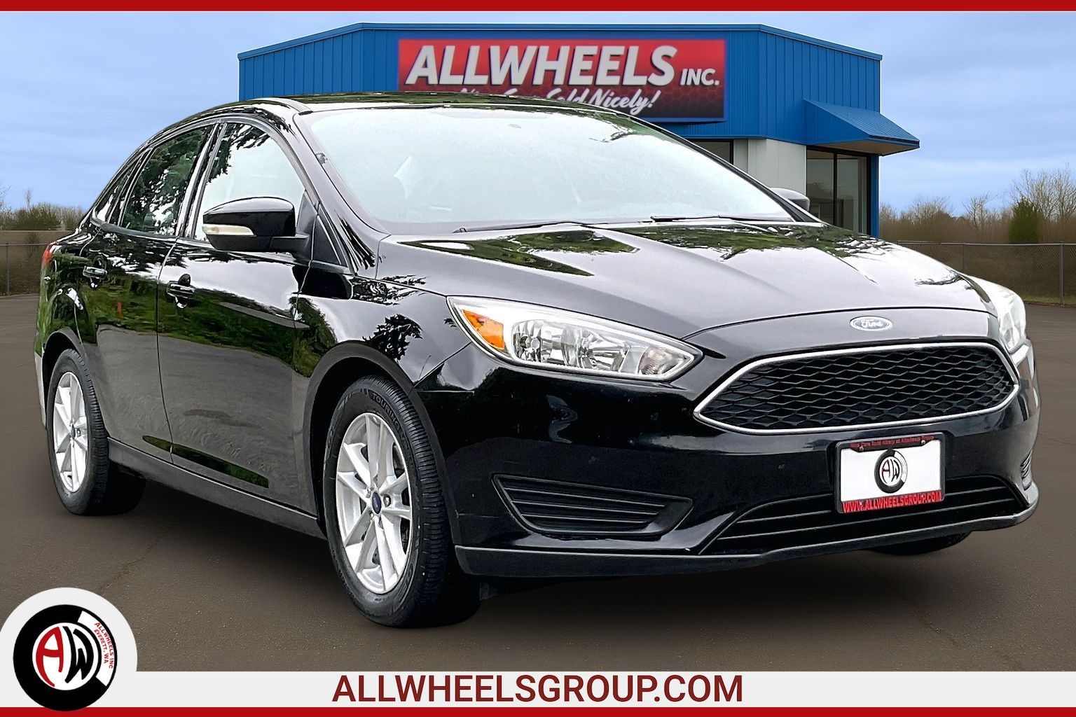 Shadow Black 2016 Ford Focus Sedan Front-Wheel Drive Automatic
