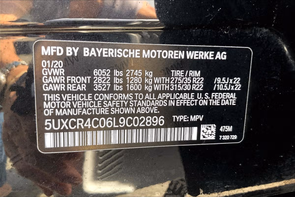 2020 BMW X5 sDrive40i Image 33